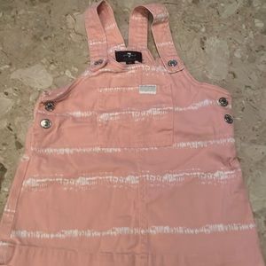 Seven for Mankind Denim Overalls Dress